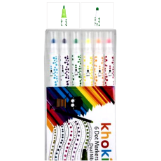 Dual Tip Dot & Marker Set, 6 Piece